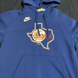 Nike Royal Blue Texas Rangers Hoodie